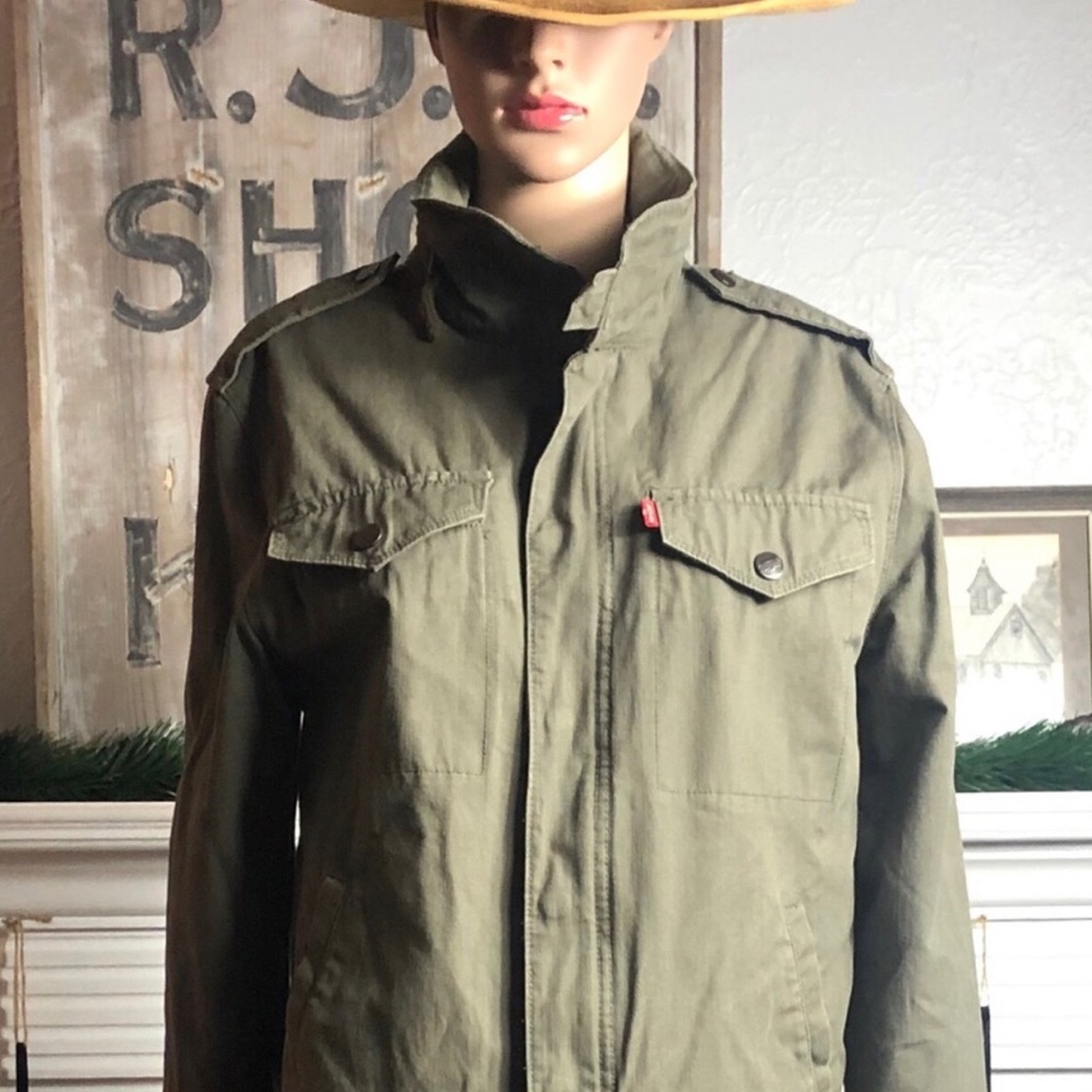 Men’s Levi’s Military Style Jacket - Picture 1 of 6